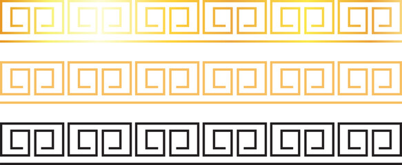 Chinese pattern isolated on white background