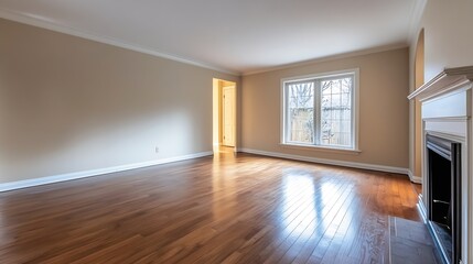 Obraz premium Spacious and Bright Living Room with Large Windows Offering Natural Light : Generative AI
