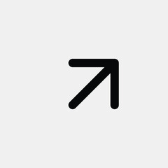 Simple Up Right Arrow Icon