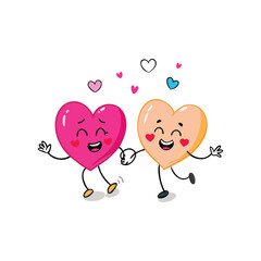 valentine day love, heart, valentine, cartoon, illustration, day, vector, romance, red, couple, funny, hearts, fun, holiday, character, valentines, symbol, art, child, card, baby, smile,