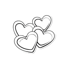 valentine day love, heart, valentine, cartoon, illustration, day, vector, romance, red, couple, funny, hearts, fun, holiday