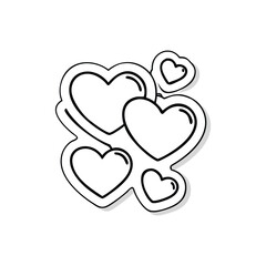 valentine day love, heart, valentine, cartoon, illustration, day, vector, romance, red, couple, funny, hearts, fun, holiday