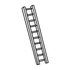 vector illustration of a ladder icon 