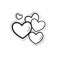 valentine day love, heart, valentine, cartoon, illustration, day, vector, romance, red, couple, funny, hearts, fun, holiday