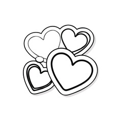 valentine day love, heart, valentine, cartoon, illustration, day, vector, romance, red, couple, funny, hearts, fun, holiday