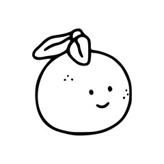 a black and white drawing of a cartoon character in jelly cat style