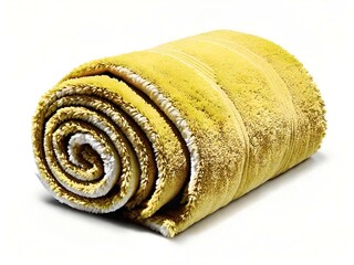 bath towels isolated on white background