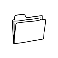 file folder with document icon