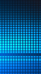 Blue Square Pixel Grid Pattern Background