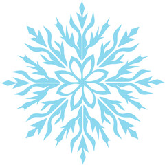 Decorative snowflake ornament drawing