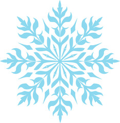 Decorative snowflake ornament drawing