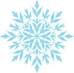 Decorative snowflake ornament drawing