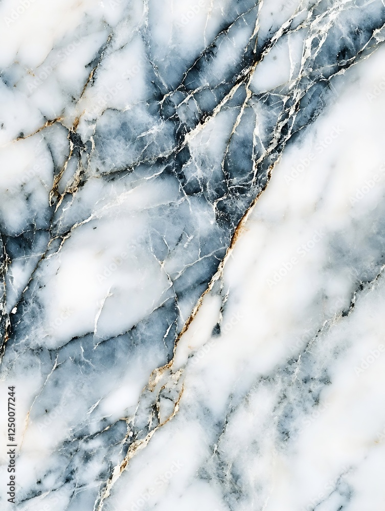 Poster Elegant Marble Texture with Veins and Patterns for Luxurious Design Applications : Generative AI