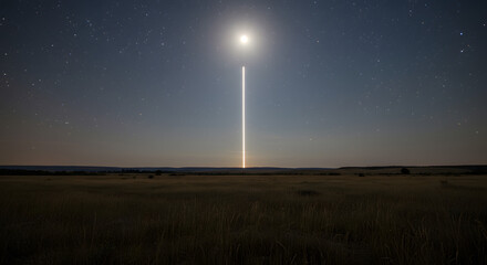 Silver Rays: The Moon's Enigmatic Light