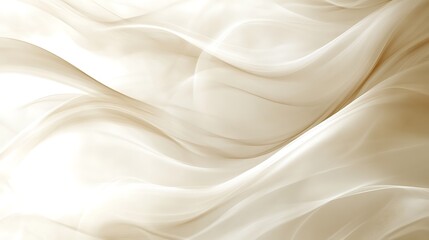 Elegant Cream Fabric Swirling Gracefully