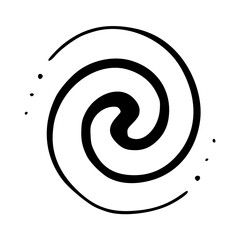circular spiral clipart vector