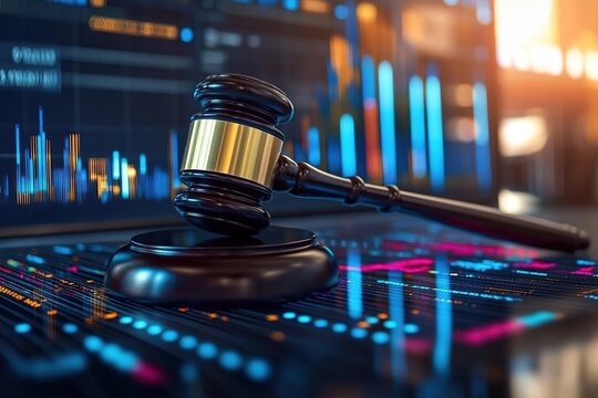 Gavel Falls on Digital Market:  Analyzing Financial Law in the Digital Age with Data Visualization.