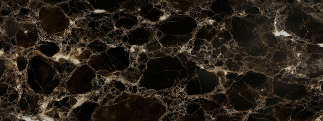 Widescreen Desktop Wallpaper, Seamless Dark Marble Texture, Exuding Classic Elegance, Opulence for Workspace Glamour