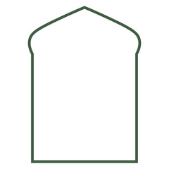 Islamic Curved Line Frame
