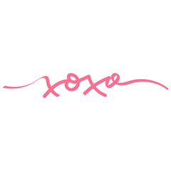 Xoxo Cute Brush Hand Drawn