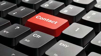 Contact Us Keyboard Key