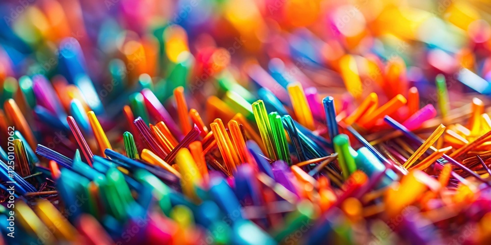 Poster abstract light color overlapping lines background, tilt-shift miniature effect stock photo