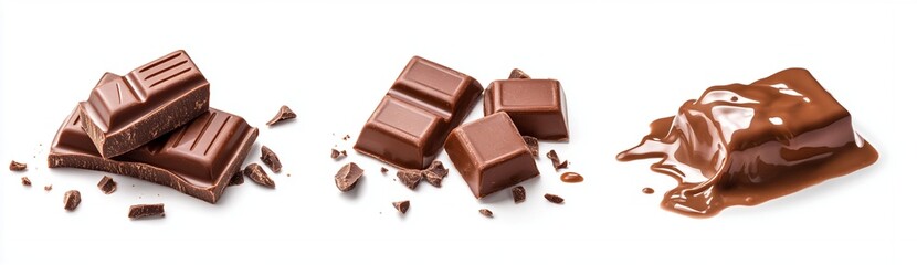 Obraz premium Indulging in chocolate delicious treats kitchen food photography bright setting close-up sweet temptation