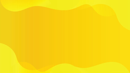 Vibrant yellow and orange wavy lines create an abstract summer background