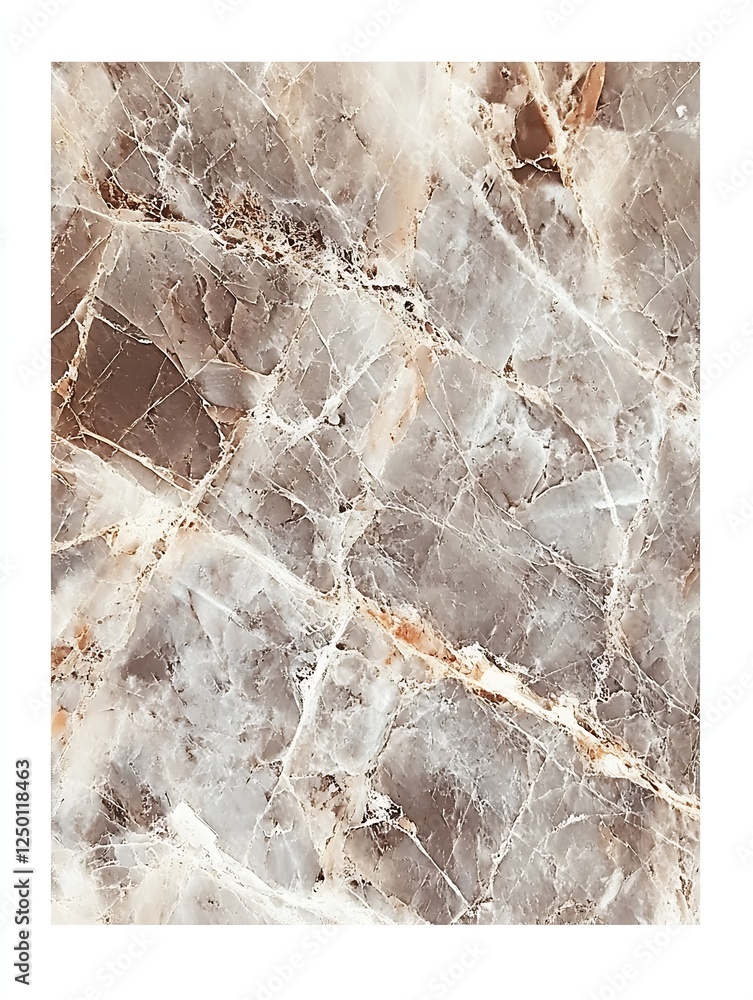 Poster elegant close up of beautiful polished marble surface showcasing unique natural patterns and texture