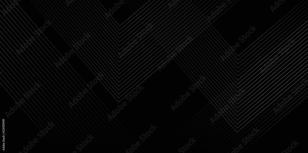 Poster abstract bluck background golden neon geometric light technology digital hi tech concept background.