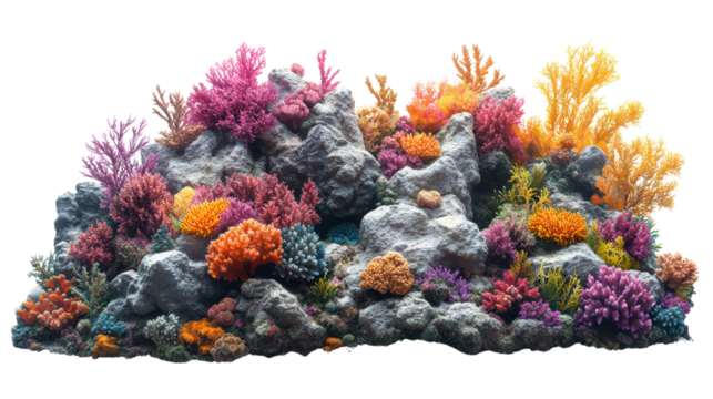 A vibrant underwater scene featuring colorful corals and diverse marine life, showcasing the beauty of ocean ecosystems and their importance.