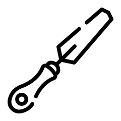chisel Line Icon