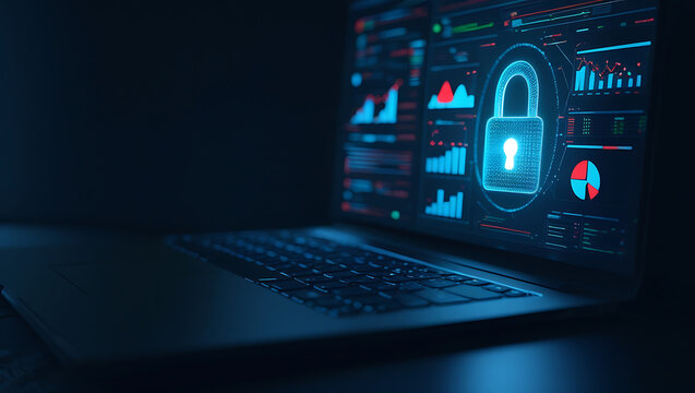 "Data Security Visualization: Protecting Digital Information with Cybersecurity Measures and Encryption"

