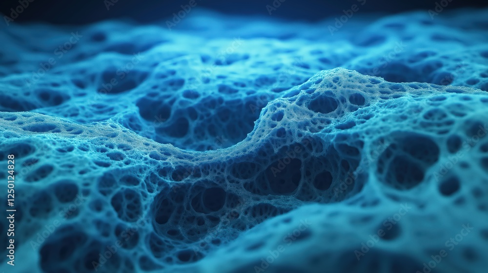 Poster abstract teal network pattern design