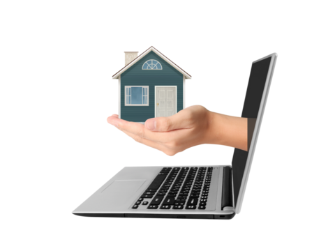 Virtual real estate showcase presenting homes through technology digital environment contemporary viewpoint home buying concept