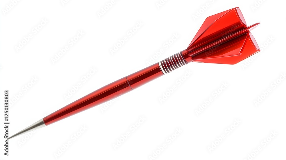 Poster red dart pen unique design professional writing tool