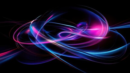 Futuristic neon glow background with electric hues  
