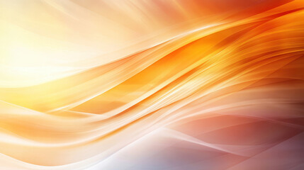 Bright abstract waves in warm colors create dynamic and energetic feel