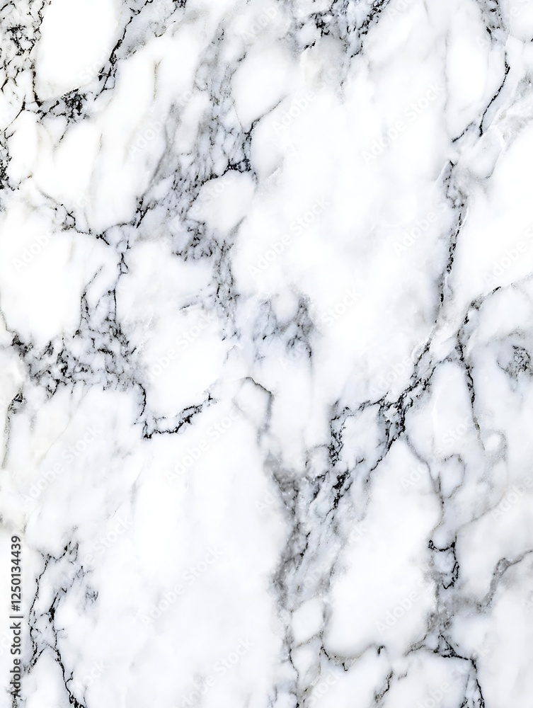 Aufkleber elegant marble texture with a classic design featuring intricate white and gray veins : generative a