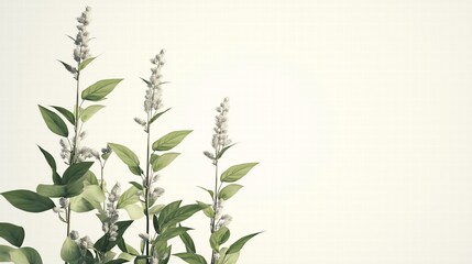 Naklejka premium Fresh rosemary herbs on isolated white background 