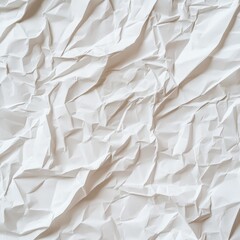 Obraz premium Crumpled white paper texture background (7)