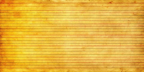 Aged Yellowed Vintage Paper Texture Background - Antique Lined Sheet