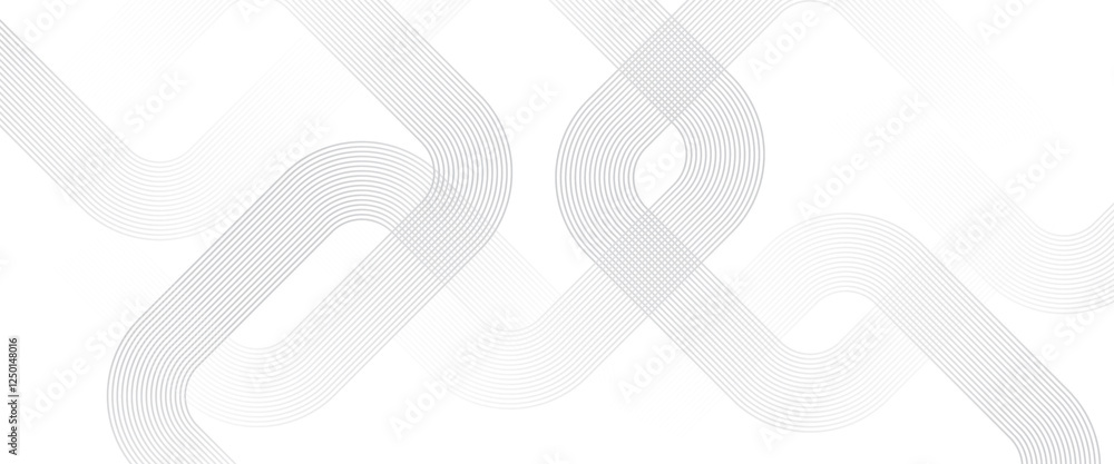 Aufkleber modern abstract gradient with white square lines geometric stripe line art design