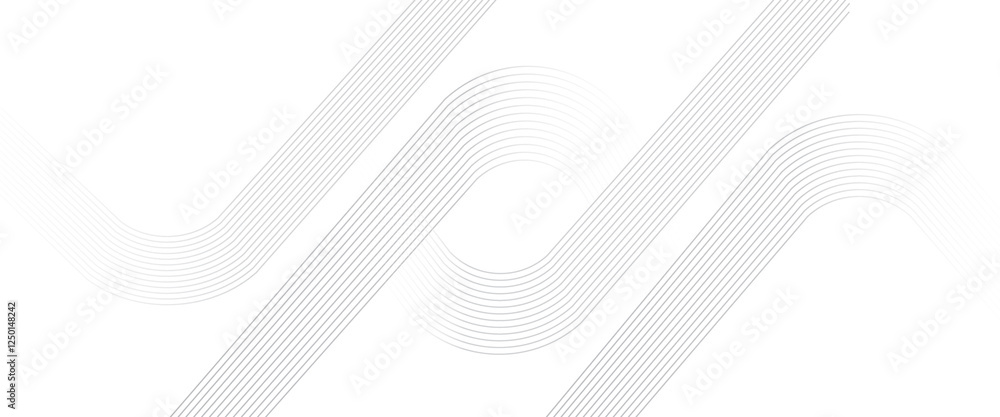 Aufkleber modern abstract gradient with white square lines geometric stripe line art design