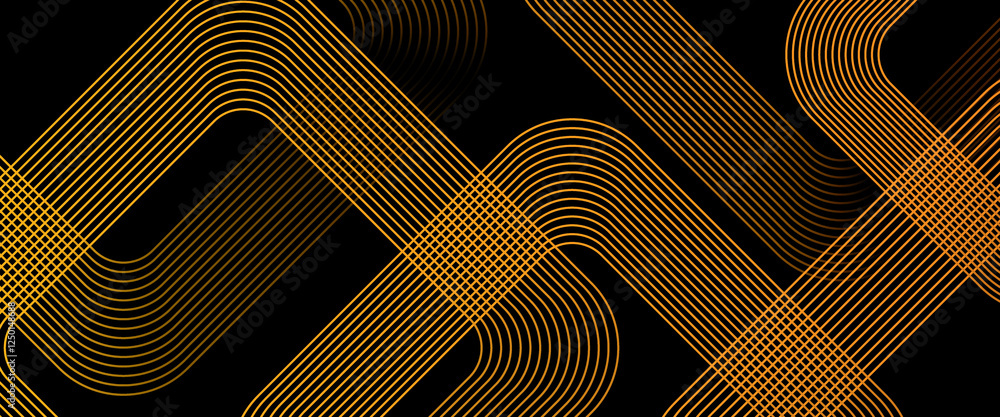Aufkleber modern triangle and squares line with line technology line background.