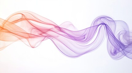 Abstract Colorful Smoke Wave