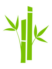 Naklejka premium Simple Bamboo Illustration