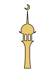Elegant Minaret Illustration