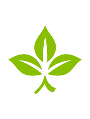 Simple Green Leaf Design