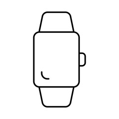 Smart Watch Line Icon. Device, Technology, Smart Device, AI Line Editable Stroke Icons